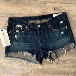 NWT Rag & Bone Distressed Denim Jean Cut Off Short